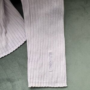 Hugo Boss Ribbed Knit Top in Soft Pink